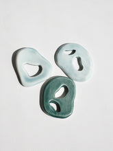 Load image into Gallery viewer, Organic Shape Fridge Magnets Trio (Mixed Blues)