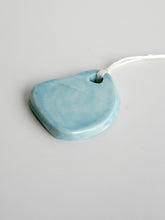 Load image into Gallery viewer, Abstract Shape Ceramic Ornament (Arctic Blue)