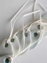 Load image into Gallery viewer, Abstract Shape Ceramic Ornament (Touch of Blue)