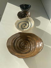 Load image into Gallery viewer, Spiral Bowl (Blue Wash)
