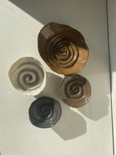 Load image into Gallery viewer, Small Spiral Bowl (Black Porcelain)
