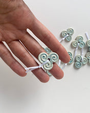 Load image into Gallery viewer, Triple Spiral Charm (Light Blue)
