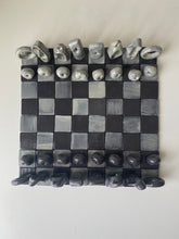 Load image into Gallery viewer, Sculptural Chess Set (Black Porcelain)
