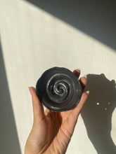 Load image into Gallery viewer, Small Spiral Bowl (Black Porcelain)
