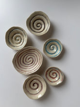 Load image into Gallery viewer, Small Spiral Bowl (Grey Blue)
