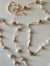 Load image into Gallery viewer, Porcelain Bead Garland (Pink Ribbon)
