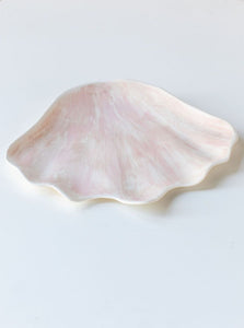 Large Shell Plate (Textured Blush)