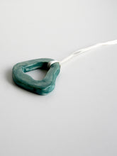Load image into Gallery viewer, Abstract Adder Shape Ceramic Ornament (Emerald)
